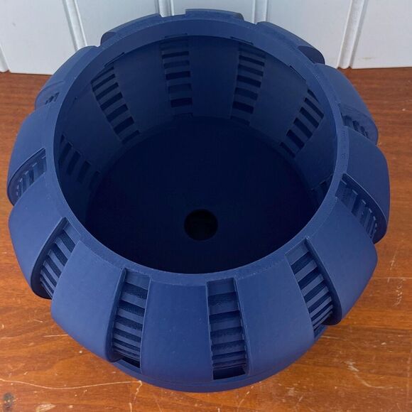 The Arik Indoor Orchid Planter Pot with Drainage Tray, Modern Unique - Picture 4 of 8